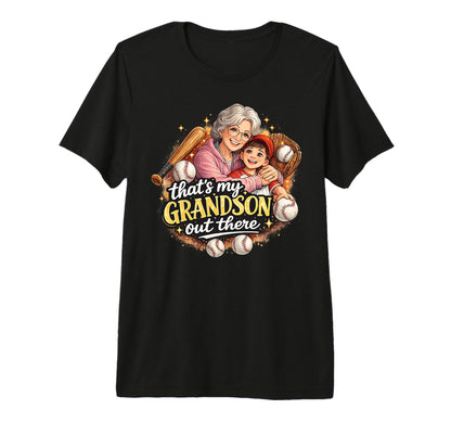 Funny Baseball Grandma Thats My Grandson T-Shirt - Minimalist Print Unisex - T-Shirt, Sweatshirt, Hoodie