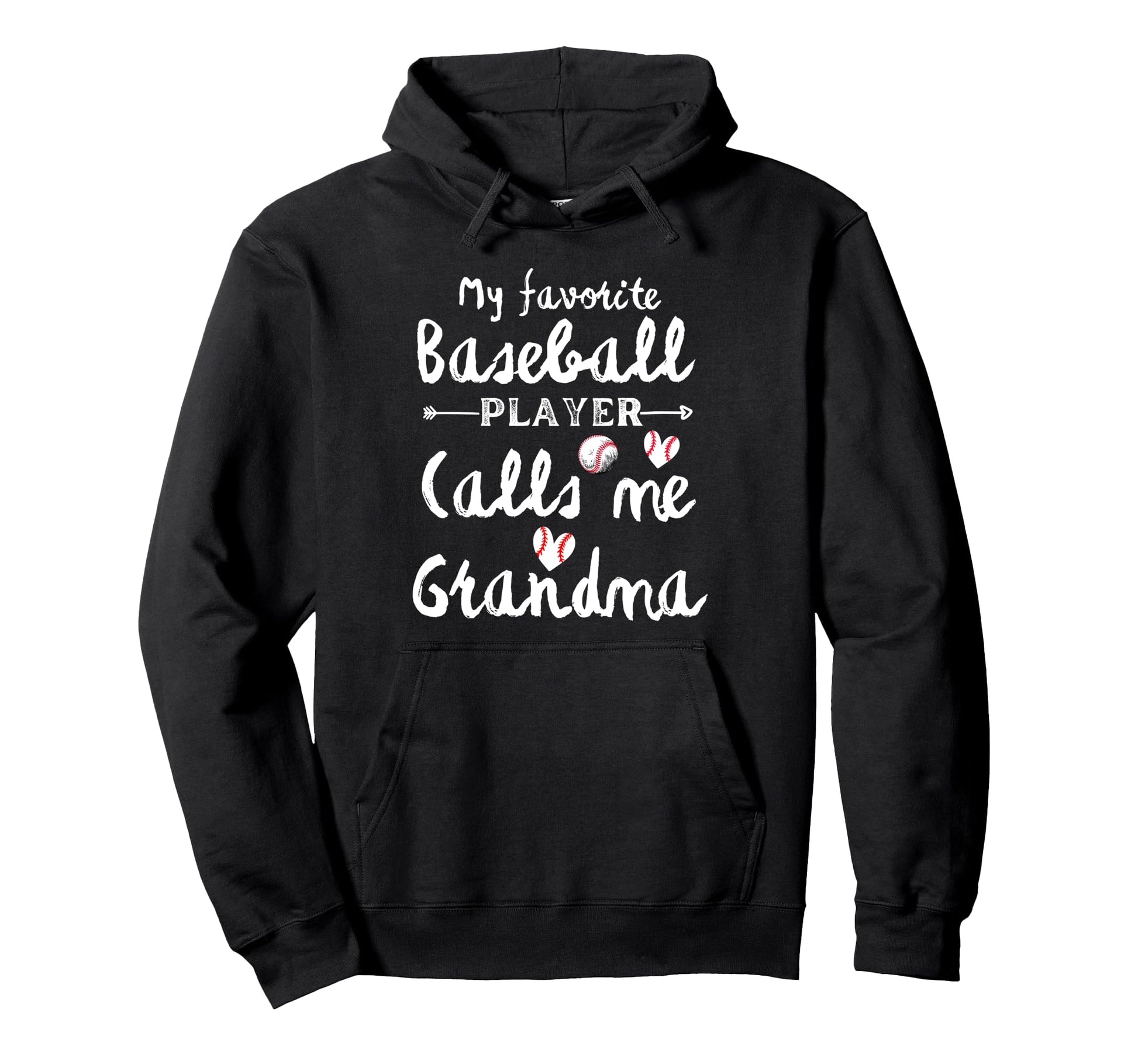 My Favorite Baseball Player Calls Me Hoodie - Custom Art Print for Adults - T-Shirt, Sweatshirt, Hoodie