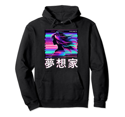 Vaporwave Anime Aesthetic Japanese Hoodie - Unique Graphic for Adults - T-Shirt, Sweatshirt, Hoodie