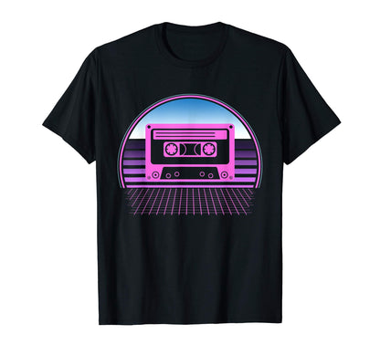Cassette Tape 80S Vaporwave Aesthetic T-Shirt - Custom Art Print Unisex - T-Shirt, Sweatshirt, Hoodie