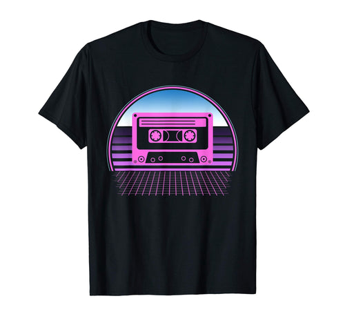 Cassette Tape 80S Vaporwave Aesthetic T-Shirt - Custom Art Print Unisex - T-Shirt, Sweatshirt, Hoodie