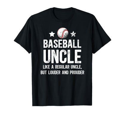 Baseball Uncle Baseball Player Uncle T-Shirt - Unique Graphic Unisex - T-Shirt, Sweatshirt, Hoodie