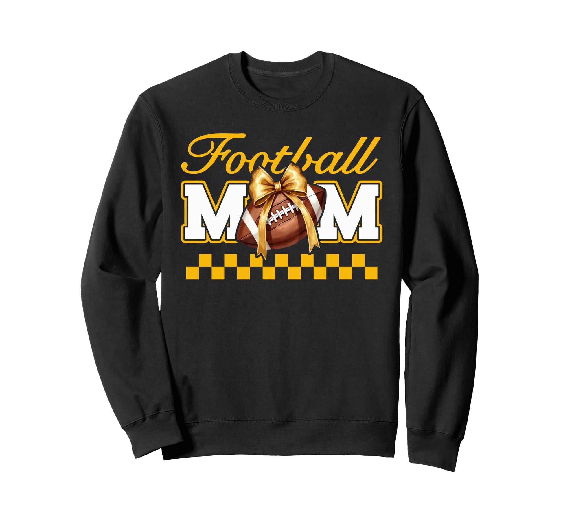 Game Day Black Yellow Croquette Sweatshirt - Fun Novelty Design Men Women - T-Shirt, Sweatshirt, Hoodie