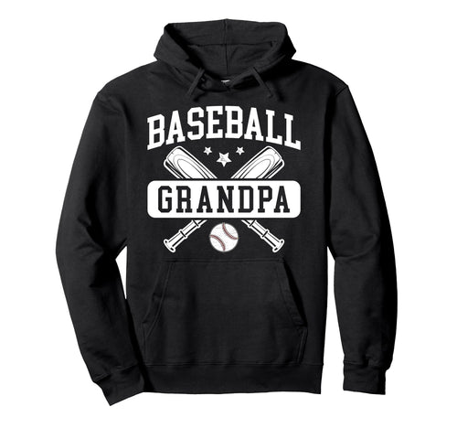 Baseball Grandpa Proud Baseball Hoodie - Casual Everyday Wear Unisex - T-Shirt, Sweatshirt, Hoodie