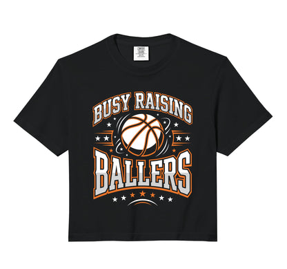 Busy Raising Ballers Basketball Dad Sweatshirt - Trendy Graphic Unisex - T-Shirt, Sweatshirt, Hoodie