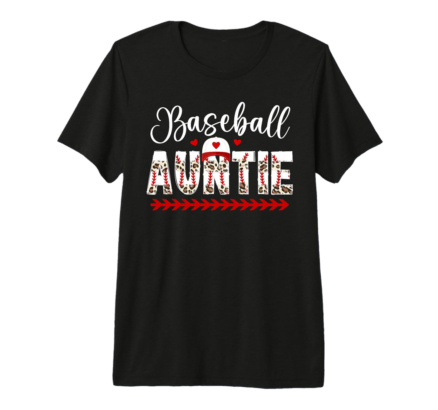 Baseball Auntie Leopard Baseball Aunt T-Shirt - Streetwear Style Unisex - T-Shirt, Sweatshirt, Hoodie