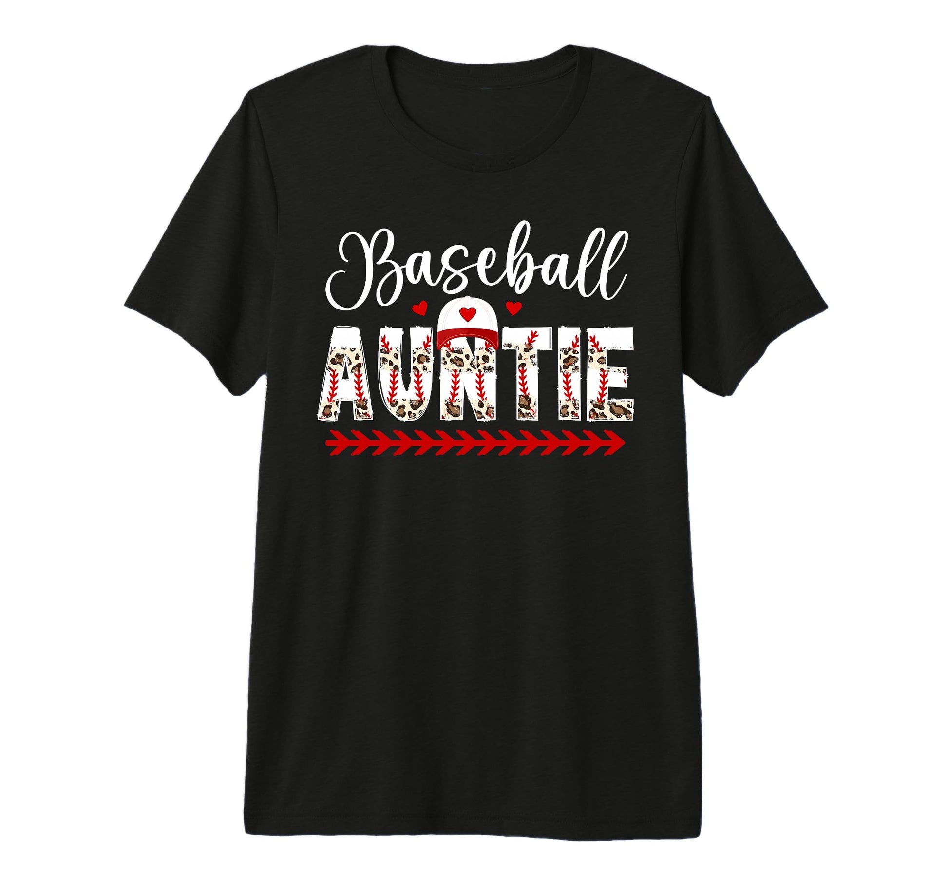 Baseball Auntie Leopard Baseball Aunt T-Shirt - Streetwear Style Unisex - T-Shirt, Sweatshirt, Hoodie