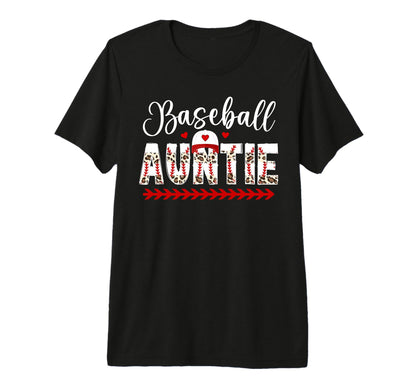 Baseball Auntie Leopard Baseball Aunt T-Shirt - Streetwear Style Unisex - T-Shirt, Sweatshirt, Hoodie