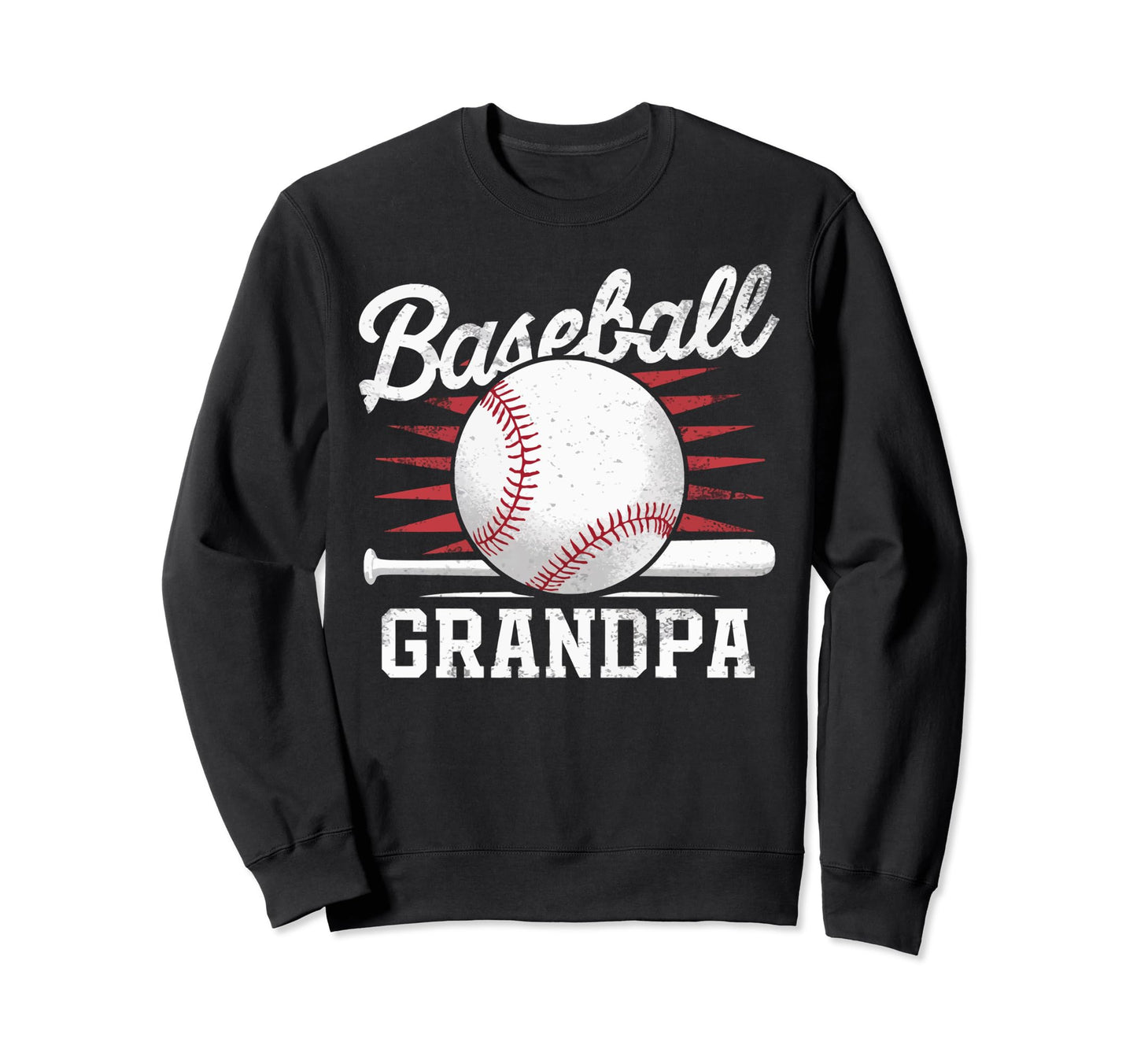 Baseball Grandpa Grandfather Sweatshirt - Casual Everyday Wear Unisex - T-Shirt, Sweatshirt, Hoodie