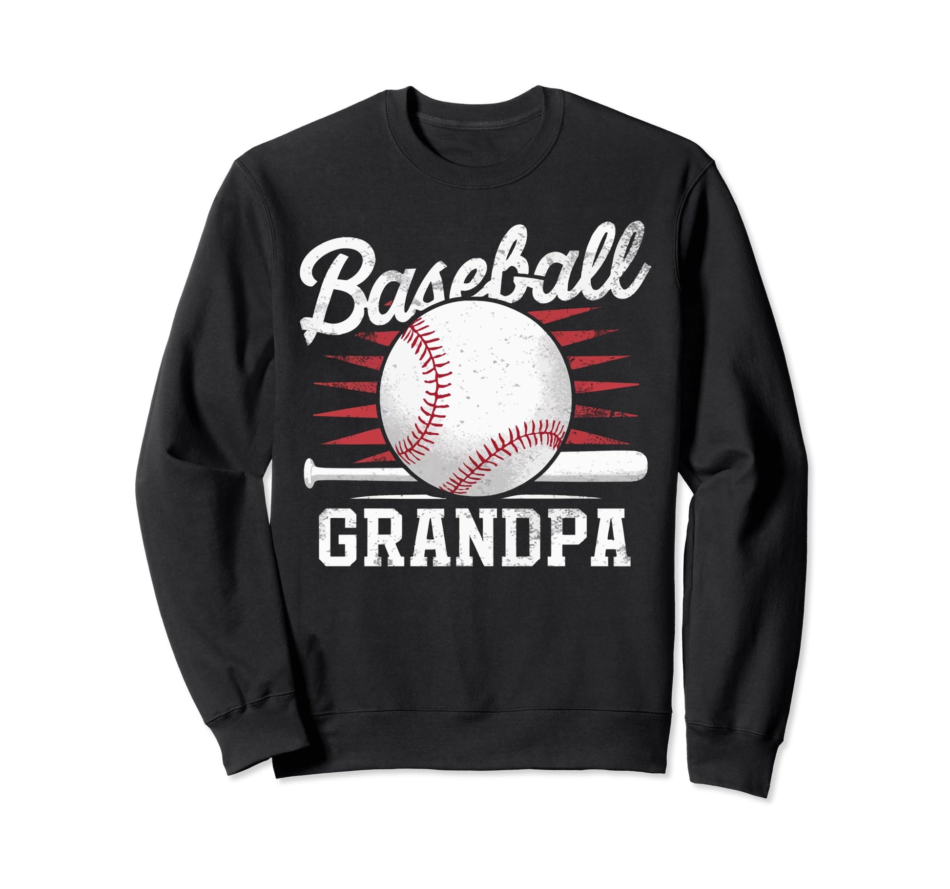 Baseball Grandpa Grandfather Sweatshirt - Casual Everyday Wear Unisex - T-Shirt, Sweatshirt, Hoodie