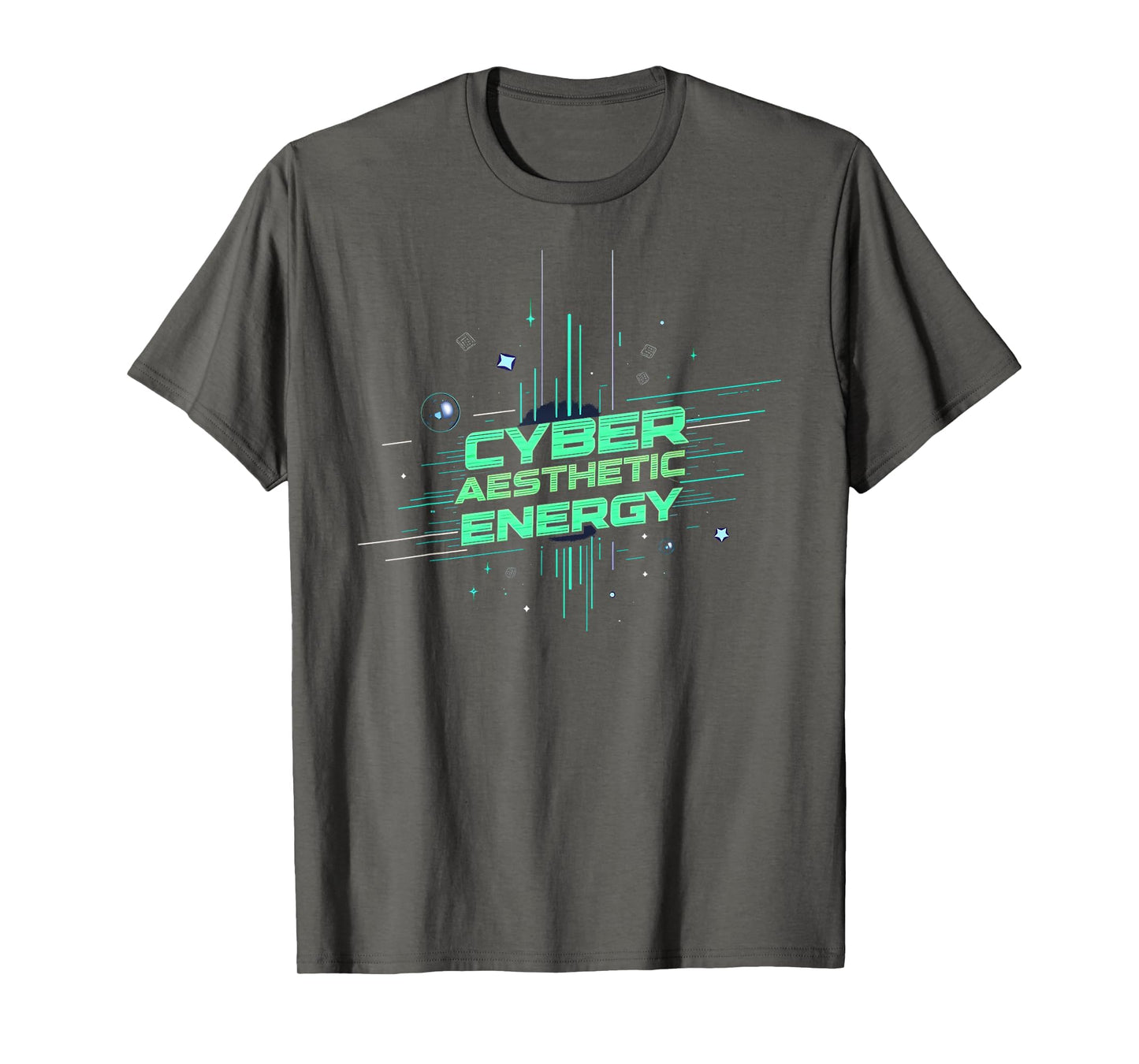Cyber Aesthetic Energy Y2K Futuristic T-Shirt - Aesthetic Graphic Men Women - T-Shirt, Sweatshirt, Hoodie