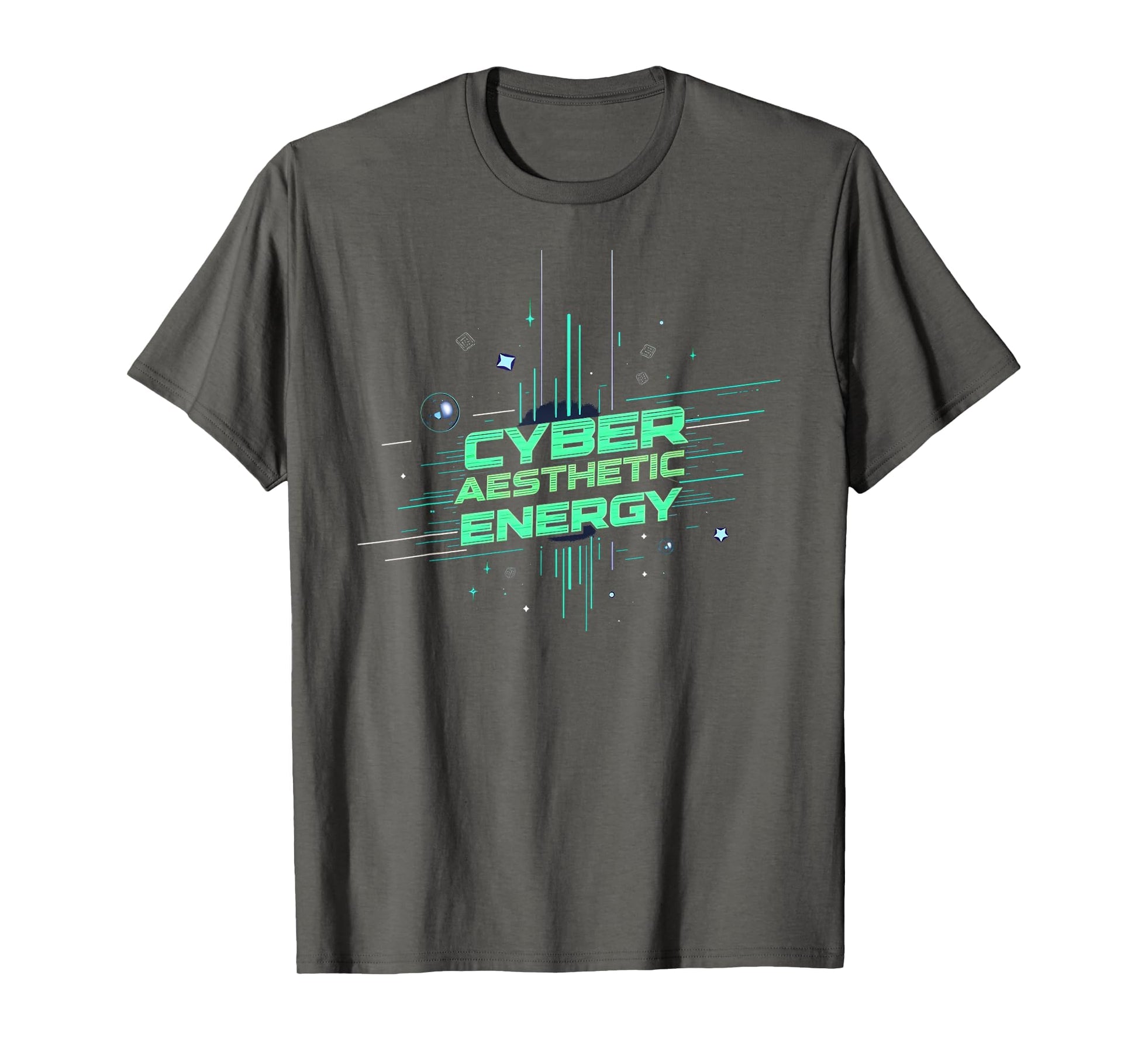 Cyber Aesthetic Energy Y2K Futuristic T-Shirt - Aesthetic Graphic Men Women - T-Shirt, Sweatshirt, Hoodie