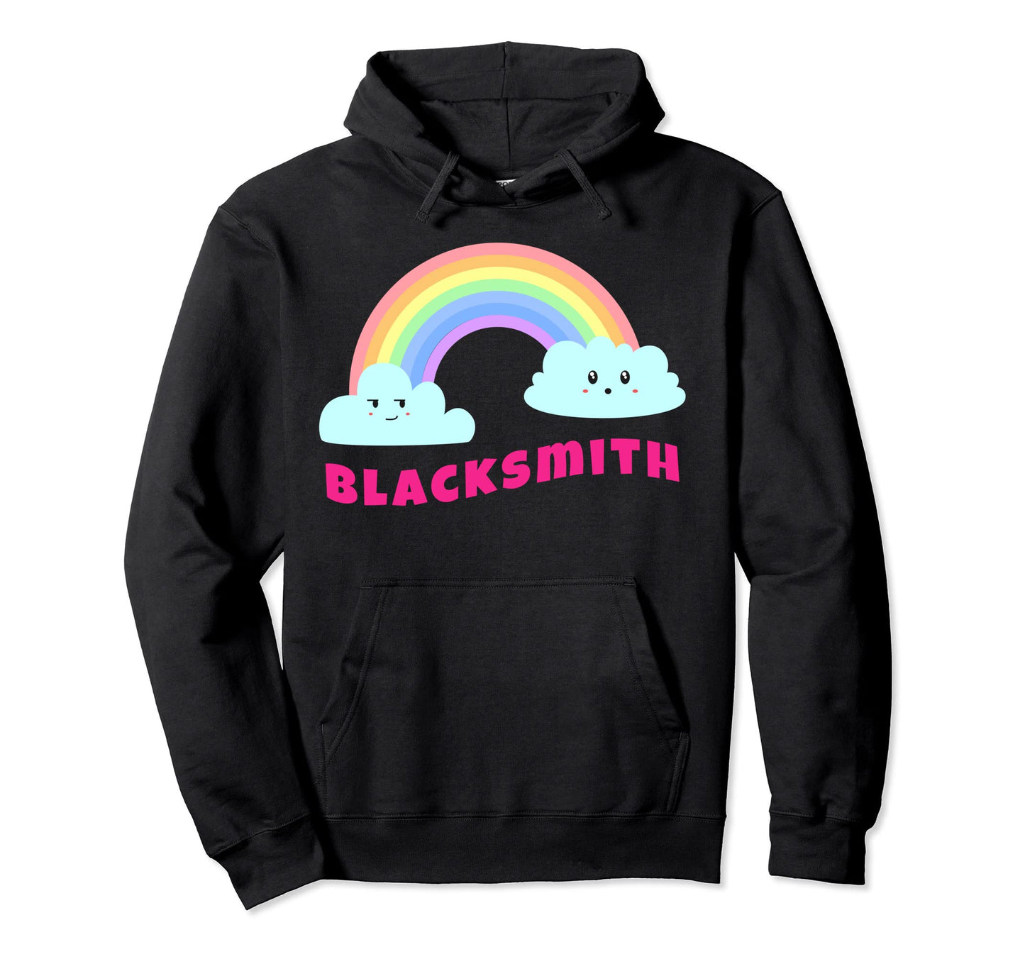 Blacksmith Shirts Sarcastic Rainbow Hoodie - Trendy Graphic for Adults - T-Shirt, Sweatshirt, Hoodie