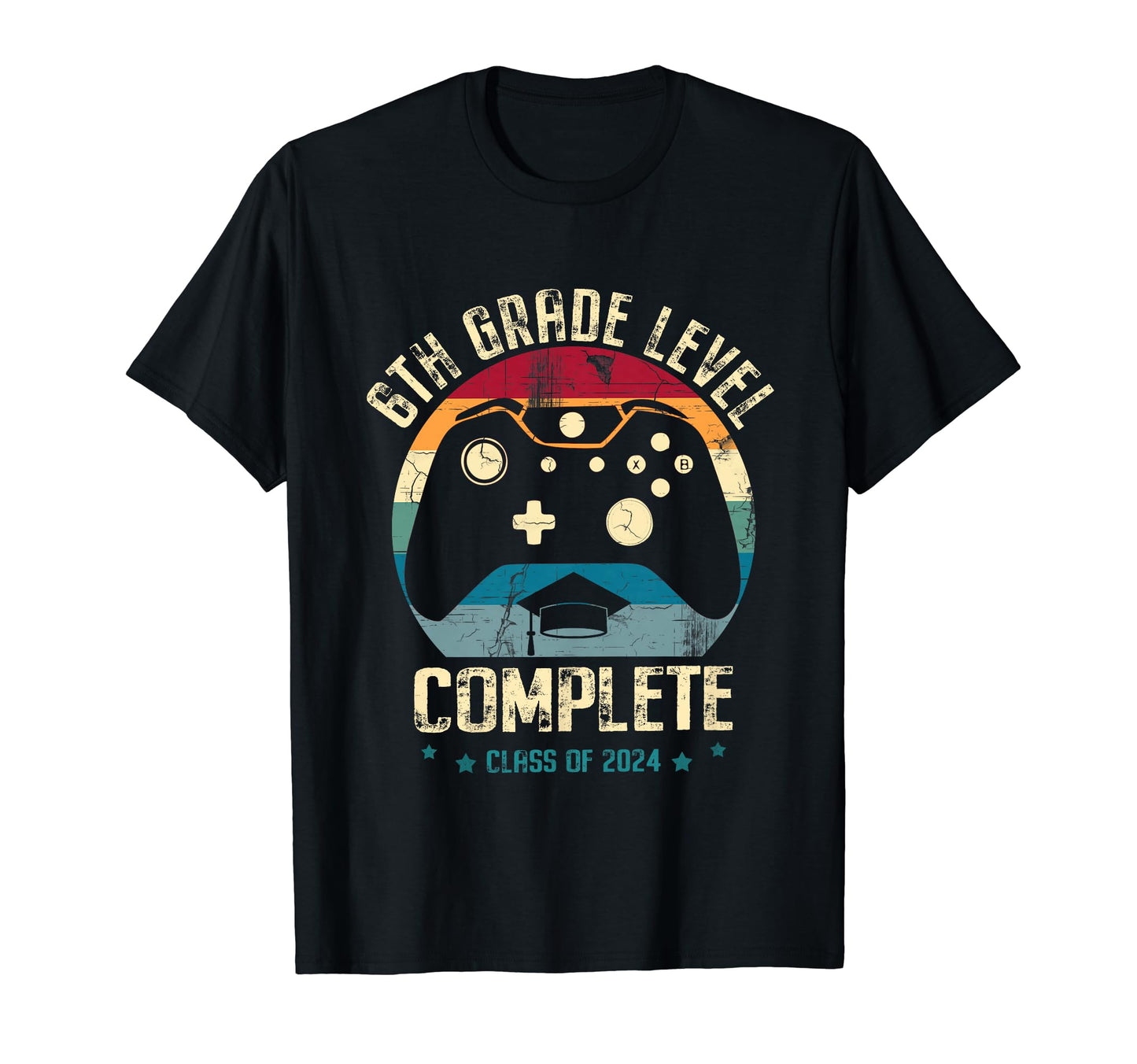 6Th Grade Level Complete Gamer Class T-Shirt - Fun Novelty Design Unisex - T-Shirt, Sweatshirt, Hoodie