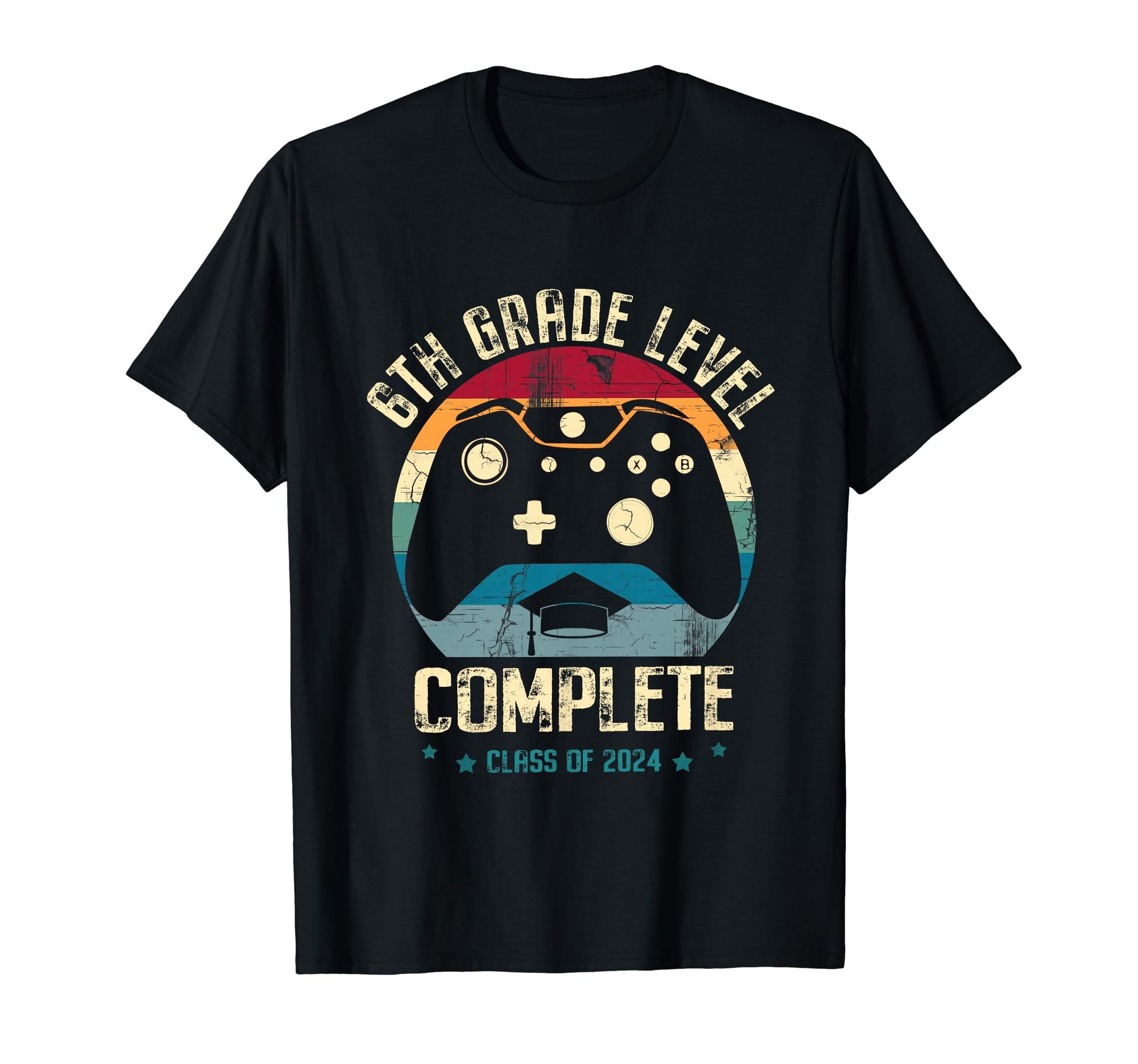 6Th Grade Level Complete Gamer Class T-Shirt - Fun Novelty Design Unisex - T-Shirt, Sweatshirt, Hoodie