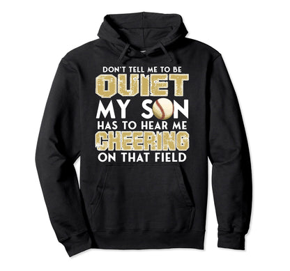 Dont Tell Me To Be Quiet My Son Has To Hear Hoodie - Graphic Print Unisex - T-Shirt, Sweatshirt, Hoodie
