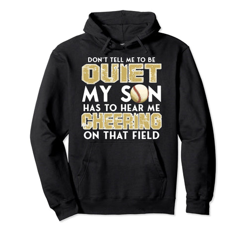 Dont Tell Me To Be Quiet My Son Has To Hear Hoodie - Graphic Print Unisex - T-Shirt, Sweatshirt, Hoodie