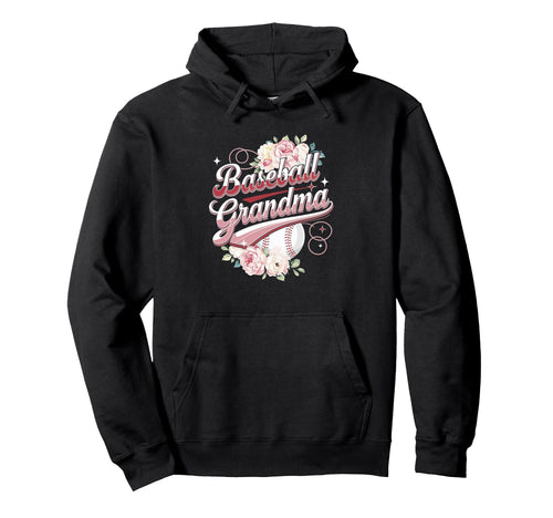 Baseball Grandma Hoodie - Aesthetic Graphic Men Women - T-Shirt, Sweatshirt, Hoodie