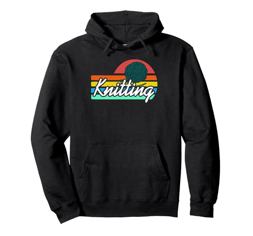 Knitting Yarn Ball Rainbow Fiber Hobby Hoodie - Streetwear Style for Adults - T-Shirt, Sweatshirt, Hoodie