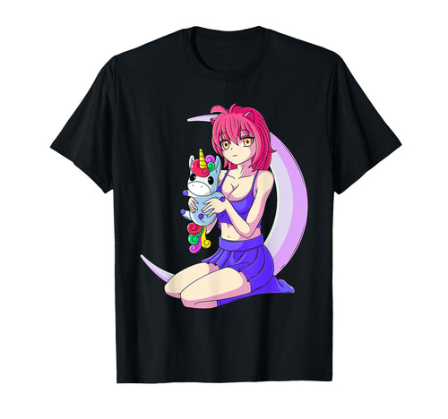 Japanese Anime Unicorn Pastel Goth T-Shirt - Graphic Print Men Women - T-Shirt, Sweatshirt, Hoodie