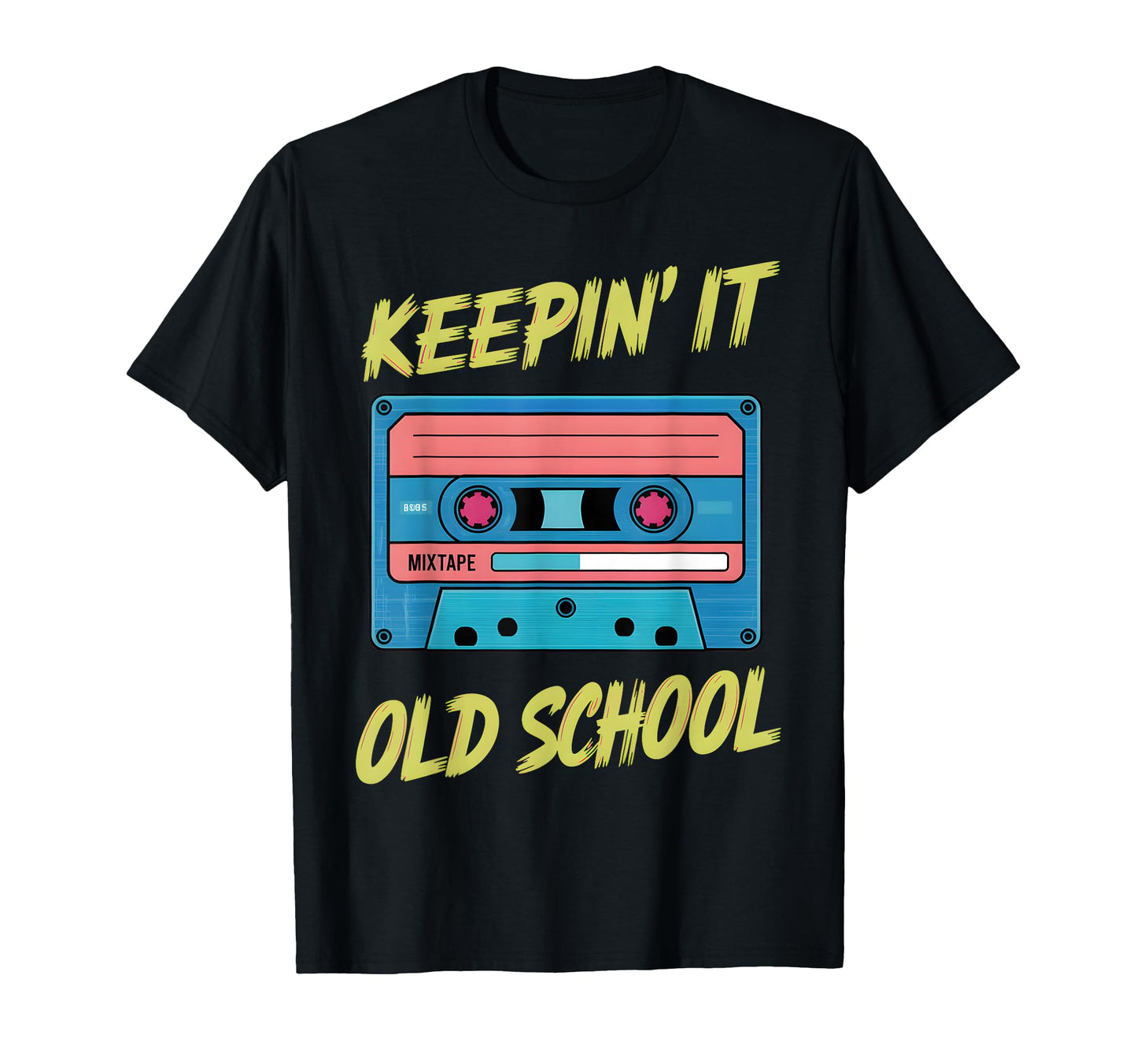 Old School Hip Hop 80S 90S Cassette T-Shirt - Custom Art Print Men Women - T-Shirt, Sweatshirt, Hoodie
