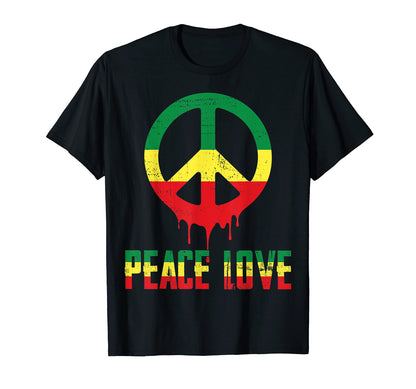 Jamaica Reggae Music Rasta Pride Peace T-Shirt - Trendy Graphic Men Women - T-Shirt, Sweatshirt, Hoodie