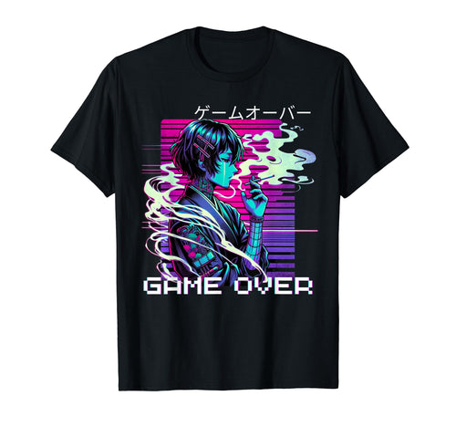 Japanese Vaporwave Sad Anime Indie T-Shirt - Trendy Graphic Men Women - T-Shirt, Sweatshirt, Hoodie