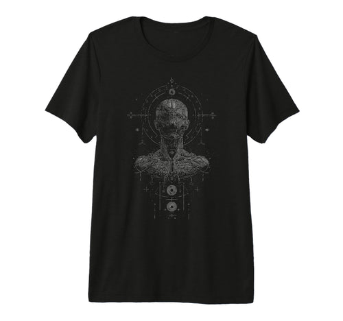 Gothic Punk Dark Y2K Streetwear Tri T-Shirt - Streetwear Style for Adults - T-Shirt, Sweatshirt, Hoodie