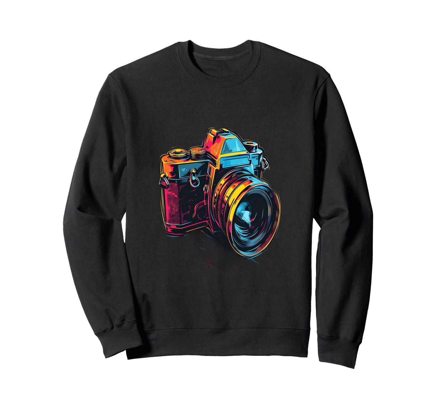 Photography Camera Photographer Sweatshirt - Unique Graphic Men Women - T-Shirt, Sweatshirt, Hoodie
