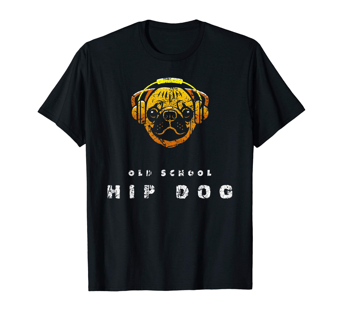 Funny Old School Hip Dog Rap Music T-Shirt - Aesthetic Graphic Men Women - T-Shirt, Sweatshirt, Hoodie