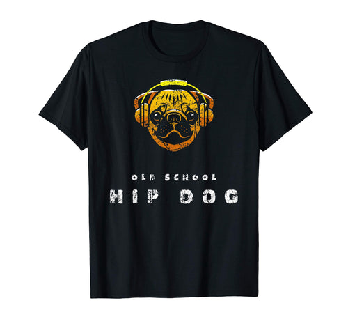 Funny Old School Hip Dog Rap Music T-Shirt - Aesthetic Graphic Men Women - T-Shirt, Sweatshirt, Hoodie