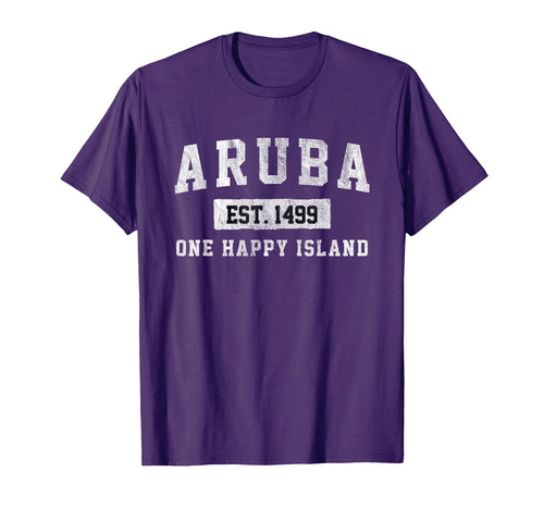 Varsity Aruba T-Shirt - Fun Novelty Design Men Women - T-Shirt, Sweatshirt, Hoodie