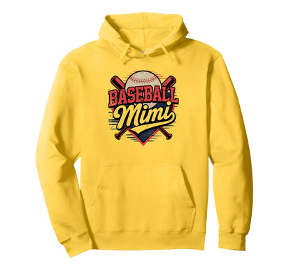 Baseball Mimi Cheerleading Grandma Hoodie - Fun Novelty Design Unisex - T-Shirt, Sweatshirt, Hoodie