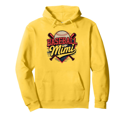 Baseball Mimi Cheerleading Grandma Hoodie - Fun Novelty Design Unisex - T-Shirt, Sweatshirt, Hoodie