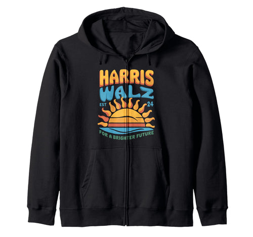 Harriz Walz 2024 President Election T-Shirt - Novelty Apparel Unisex - T-Shirt, Sweatshirt, Hoodie