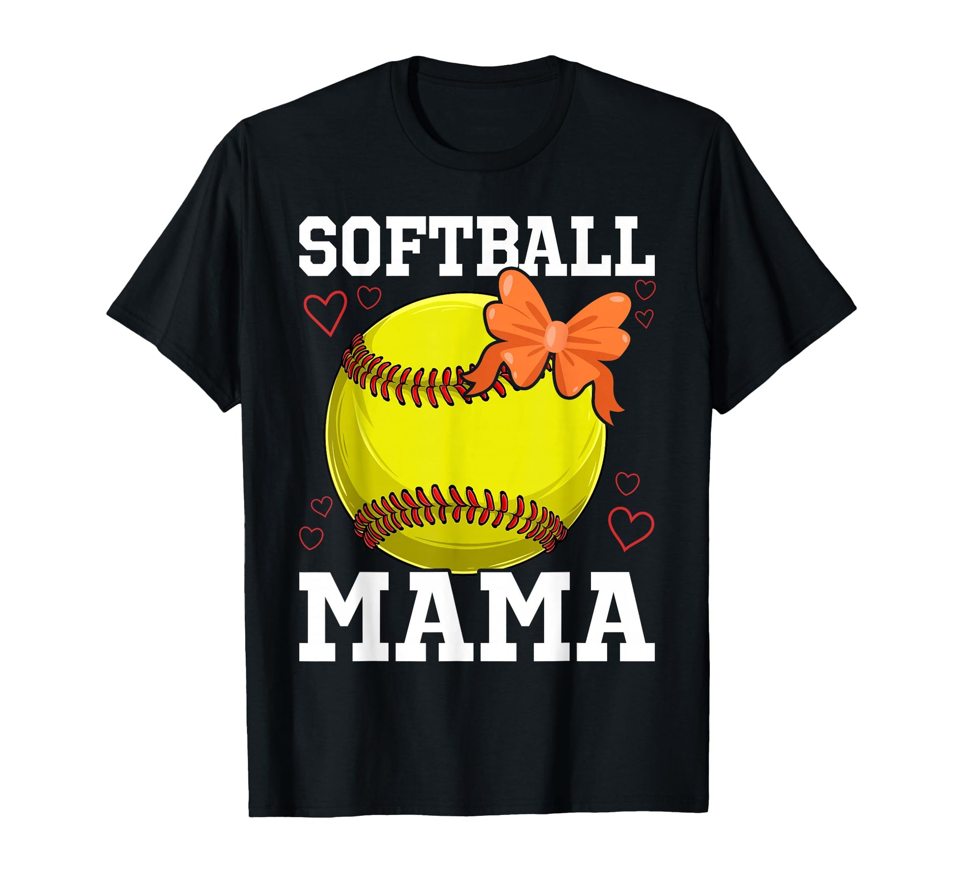 Softball Mama Groovy Softball Mom T-Shirt - Casual Everyday Wear Men Women - T-Shirt, Sweatshirt, Hoodie