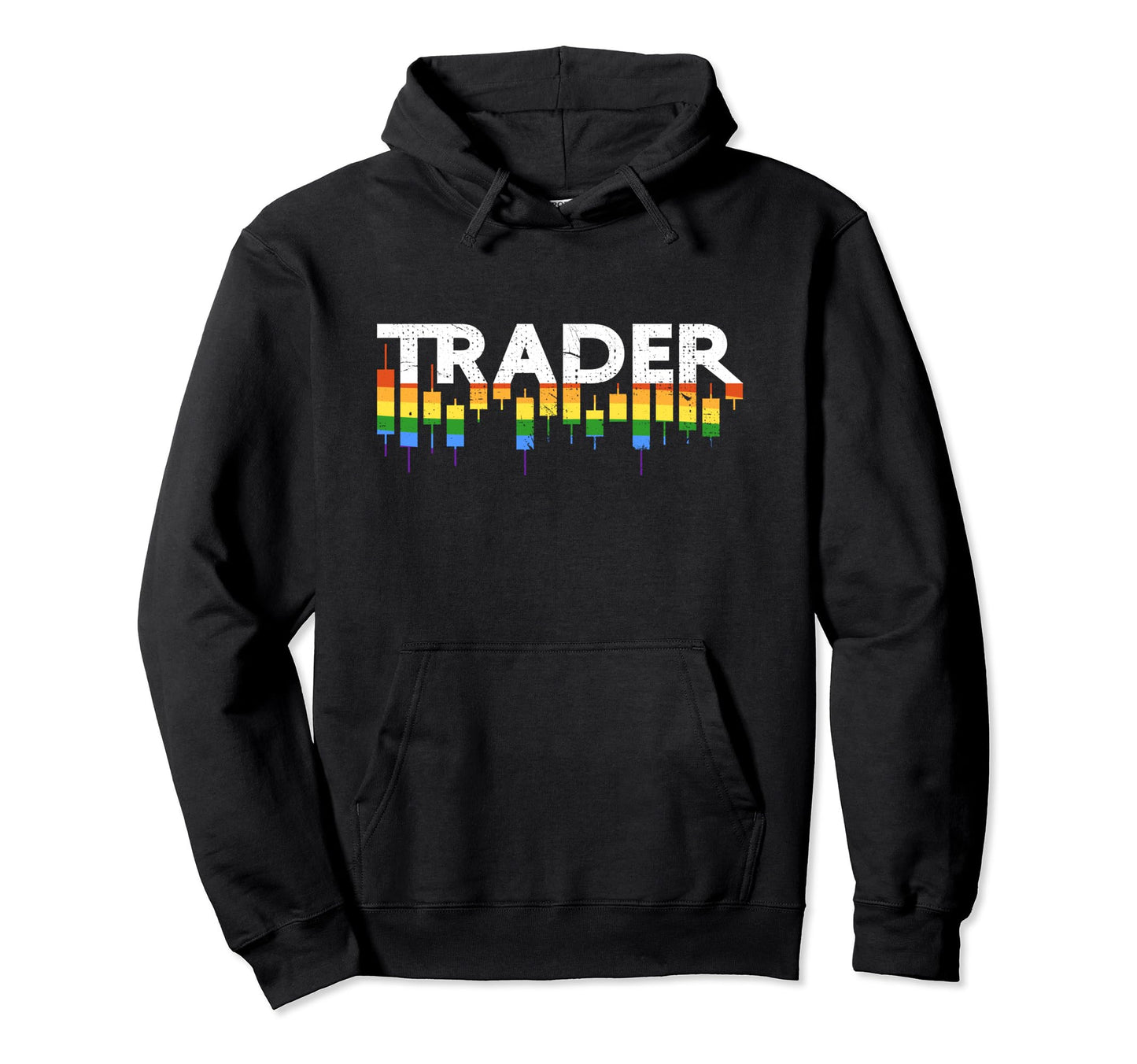 Lgbt Trader Crypto Trading Lover Rainbow Hoodie - Streetwear Style Unisex - T-Shirt, Sweatshirt, Hoodie