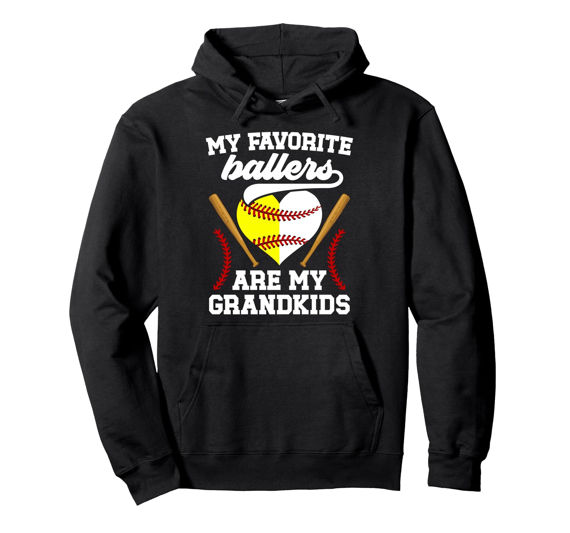My Grandkids Baseball Softball Nana Hoodie - Streetwear Style for Adults - T-Shirt, Sweatshirt, Hoodie