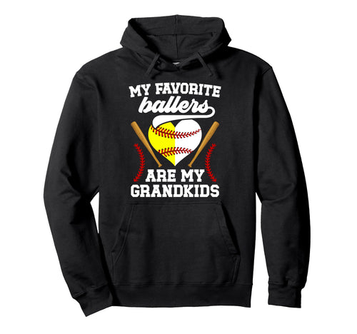 My Grandkids Baseball Softball Nana Hoodie - Streetwear Style for Adults - T-Shirt, Sweatshirt, Hoodie