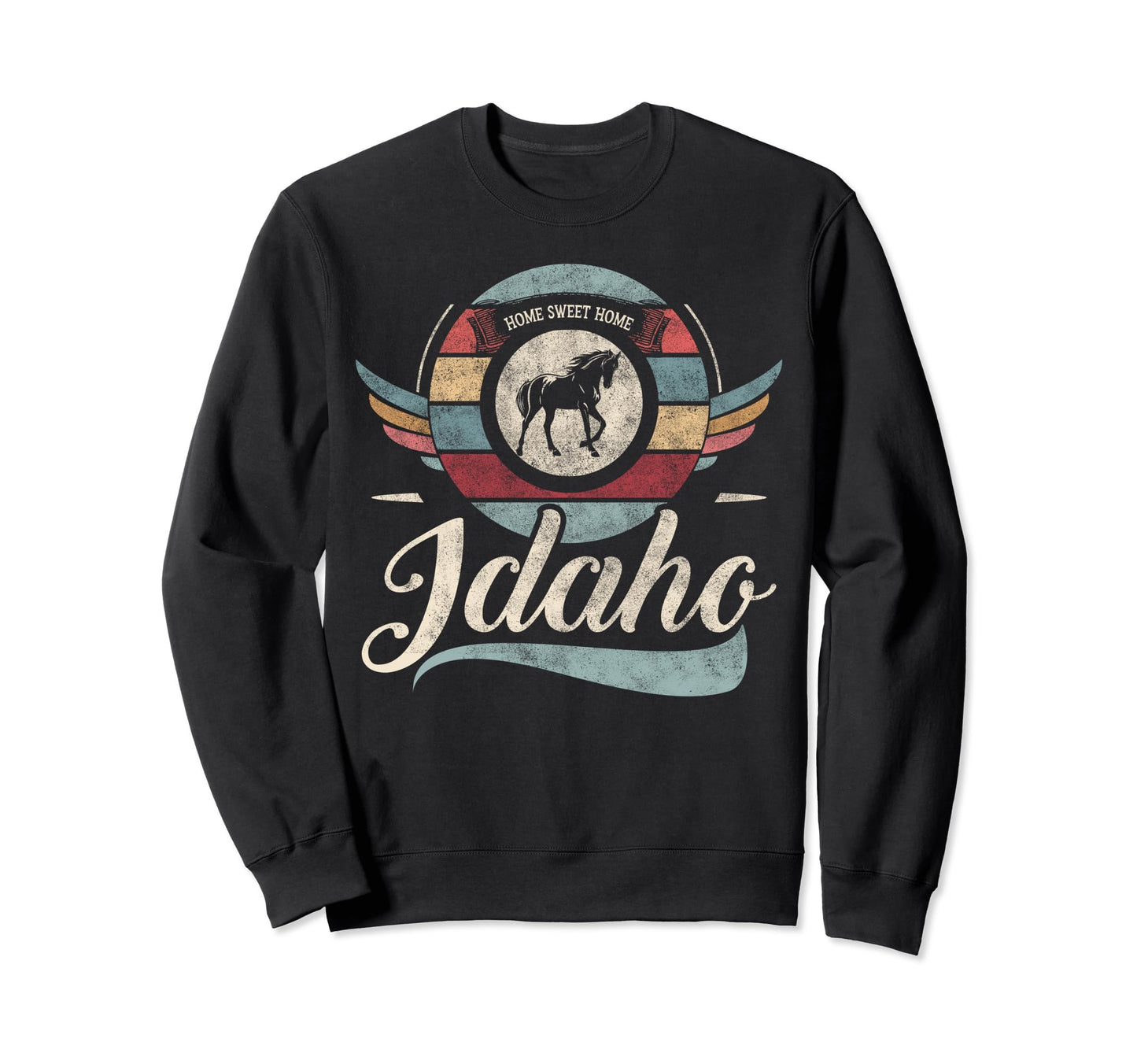 Idaho State Animal Horse Lover Sweatshirt - Streetwear Style Men Women - T-Shirt, Sweatshirt, Hoodie