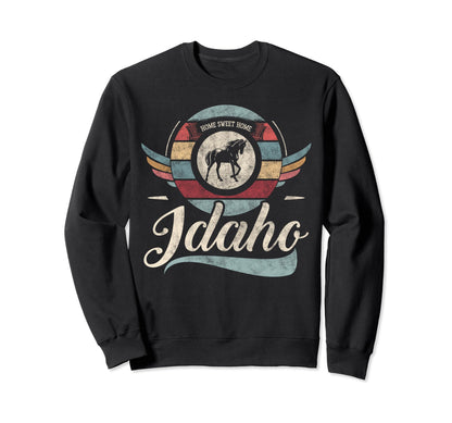 Idaho State Animal Horse Lover Sweatshirt - Streetwear Style Men Women - T-Shirt, Sweatshirt, Hoodie