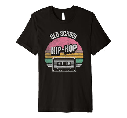 Old School Hip Hop Cassette T-Shirt - Novelty Apparel Unisex - T-Shirt, Sweatshirt, Hoodie