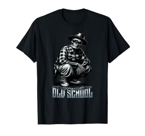 Keep It Old School Cholo Tattoo T-Shirt - Minimalist Print Men Women - T-Shirt, Sweatshirt, Hoodie