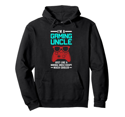 Video Gamer Playing Games Best Uncle Hoodie - Novelty Apparel Unisex - T-Shirt, Sweatshirt, Hoodie