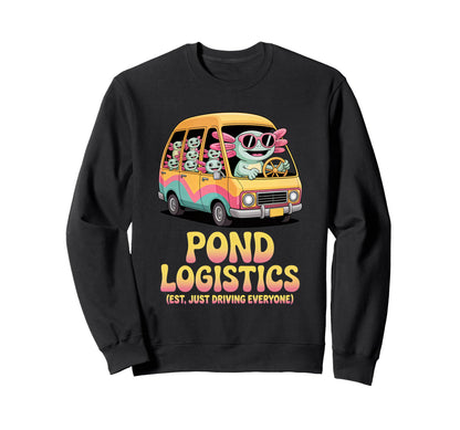 Pond Logistics Axolotl Soccer Sweatshirt - Minimalist Print Men Women - T-Shirt, Sweatshirt, Hoodie
