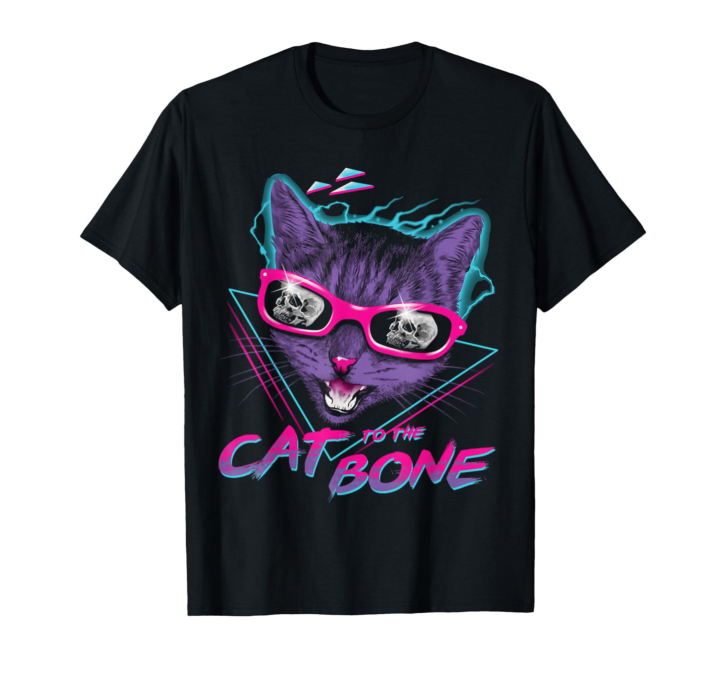 Vaporwave Cat Edgy Aesthetic T-Shirt - Custom Art Print Men Women - T-Shirt, Sweatshirt, Hoodie