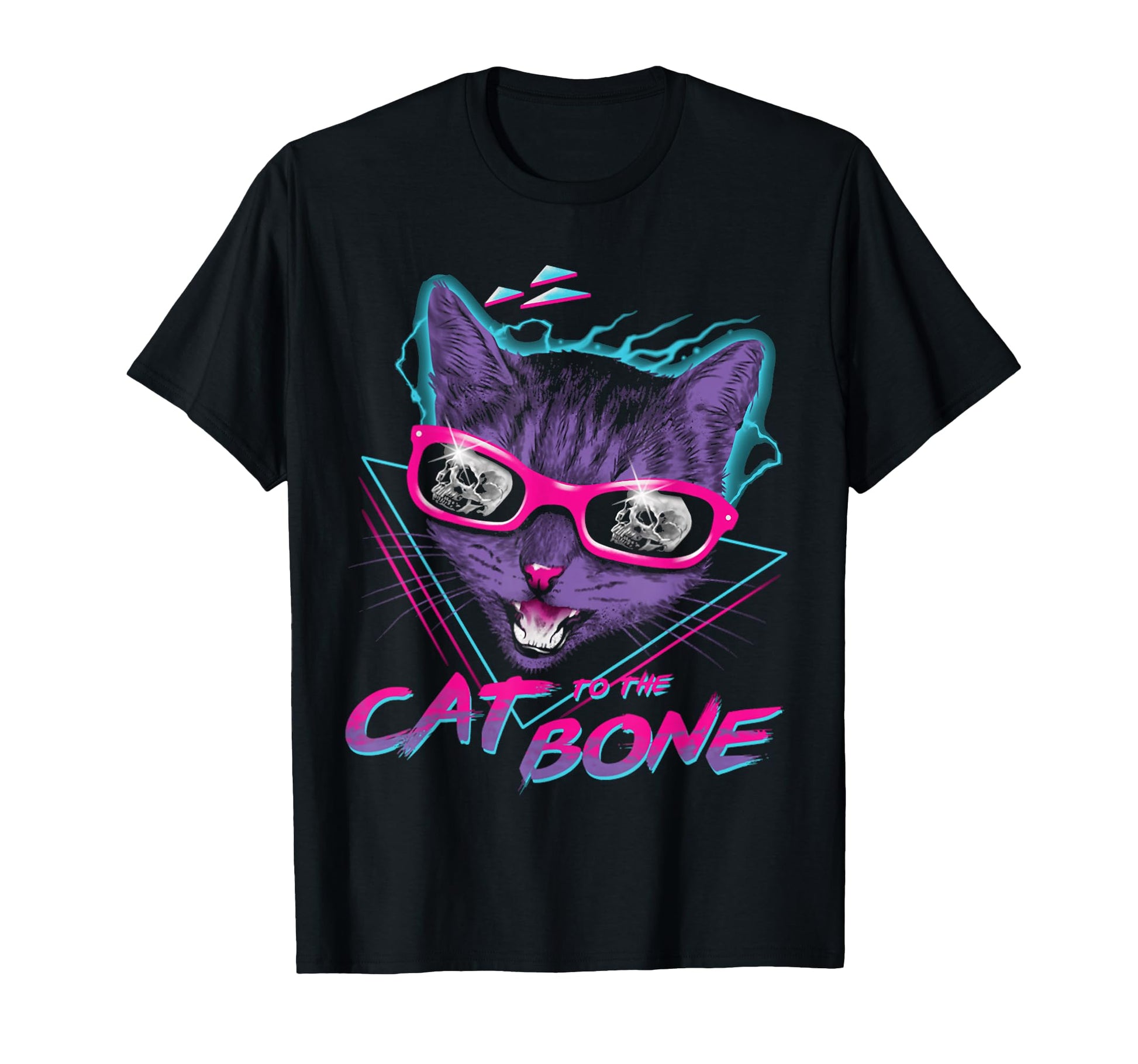 Vaporwave Cat Edgy Aesthetic T-Shirt - Custom Art Print Men Women - T-Shirt, Sweatshirt, Hoodie