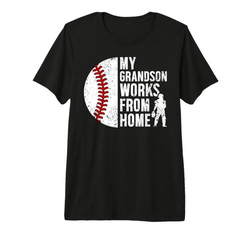 Mens My Grandson Baseball T-Shirt - Casual Everyday Wear for Adults - T-Shirt, Sweatshirt, Hoodie