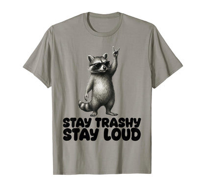 Raccoon Rock Party Shades Funny Dj T-Shirt - Trendy Graphic Men Women - T-Shirt, Sweatshirt, Hoodie