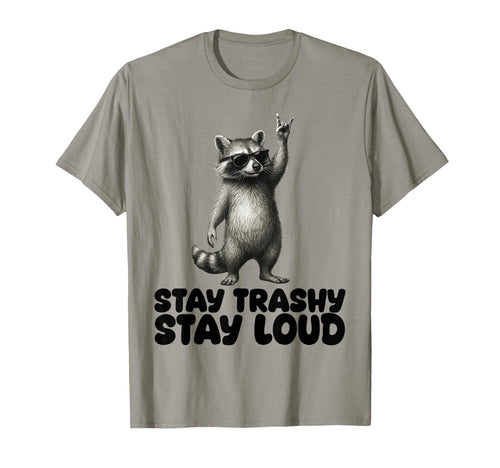 Raccoon Rock Party Shades Funny Dj T-Shirt - Trendy Graphic Men Women - T-Shirt, Sweatshirt, Hoodie
